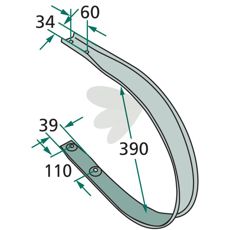 Avskrapare utvndigt Krone med flera. 938312.0