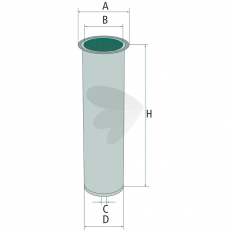Sekundärluftfilter ( Inre ) CF922