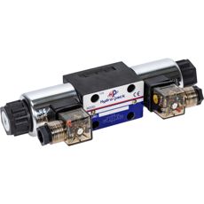 Cetop 3/NG6 Riktningsventil 4/3 12V Fri Rotation P-T