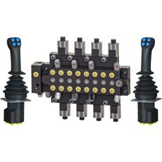 Lastarventilpaket 60L 8-Spole Elektrohydraulisk