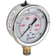 Manometer 160Bar 63Mm 1/4 Bsp Botten Montering