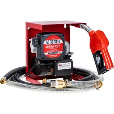 Bränslepump Set 230V 60L/min Mätare