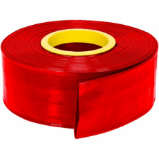 Avtappningsslang Flat HD Ø 152mm PVC 8 bar Röd