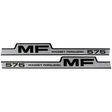 Dekalsats för MF 575, ett perfekt komplement för en klassisk traktor.