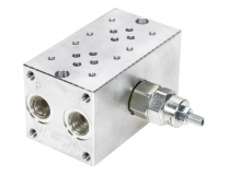CETOP 3/NK6 tryckventil 2-sektioner 3/8", effektiv hydraulikløsning