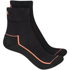 Strumpor Bambu Ls-Resor Svart/Orange