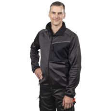 Fleece Jacka Stretch Cayden Gr/Svart