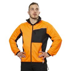 Fleece Jacka Stretch Cayden Orange/Svart