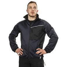 Fleece Jacka Stretch Cayden Navy Svart