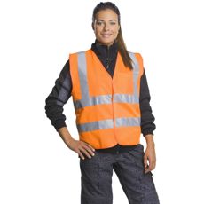 Varselvst 3Xl/4Xl Tina Orange Kl1 En20471