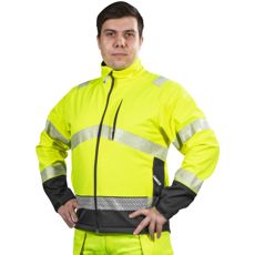 Softshell Jacka Randal Kl2 En20471 Gul/Svart