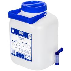 Vattenkärl på 5 liter med vänd tapp, perfekt för alla dina vattenbehov.