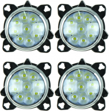 LED-Strlkastare Rund Massey Ferguson 4-pack