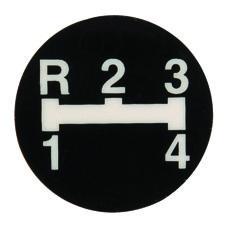 Dekal till växelspak MF 135 - 1682628M1