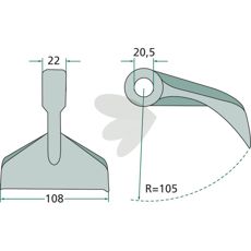 Hammarslaga Perfect 22X108X20,5