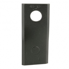 Slåtterkniv vänster 93x40x3 mm, robust och pålitlig för fältarbete.