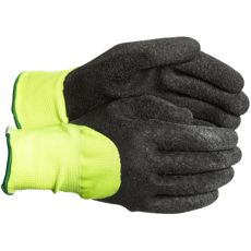 Arbetshandskar Latex 3/4 Hi-Vis