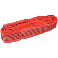 Rundsling 5 ton, 4/8 meter lång, pålitlig för säker lastlyftning i bygg och industri.