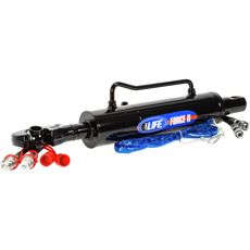 Hydrauliskt toppstag 80x40x615-897 med fångsthake, ideal för arbete.