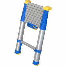 Teleskopstege 10 steg Aluminium