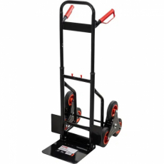 Kompakt transportkärra med en maxkapacitet på 150 kg.
