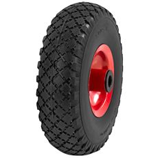 Kärrehjul 3.00-4, idealiskt för traktor och lantbruksmaskiner.