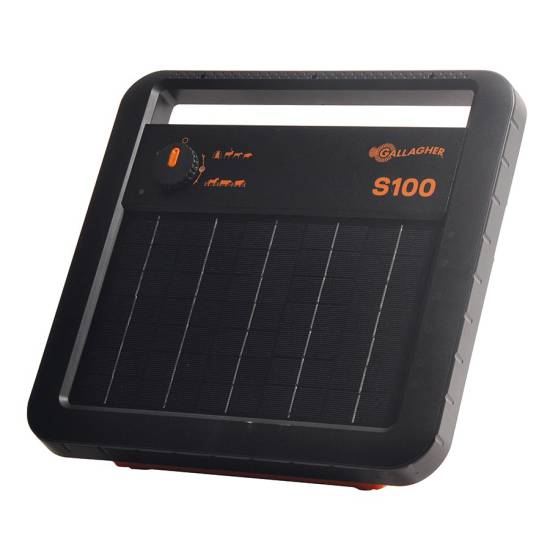 S100 solpanelsaggregat inkl batteri i gruppen Gård & djur / Elstängsel / Solcellsenergi hos Sagro.se (346304)